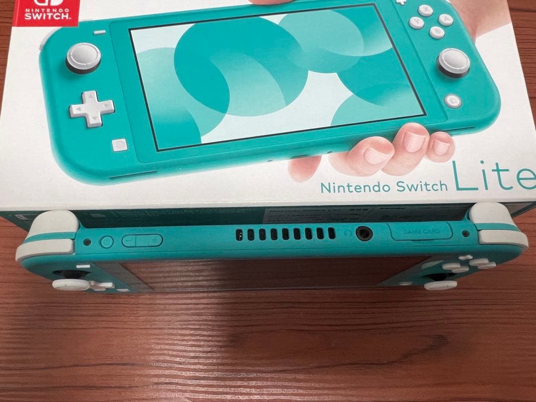 Nintendo Switch Lite ターコイズブルー 充電コード＆外箱付