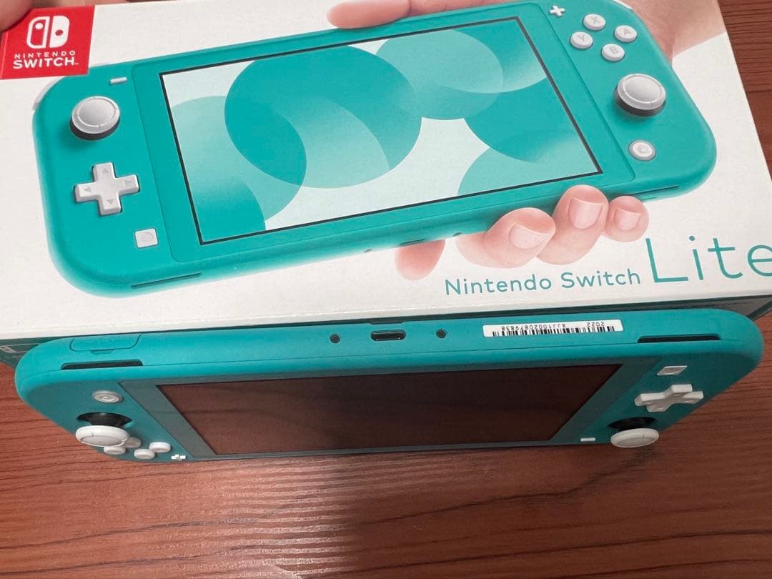 Nintendo Switch Lite ターコイズブルー 充電コード＆外箱付