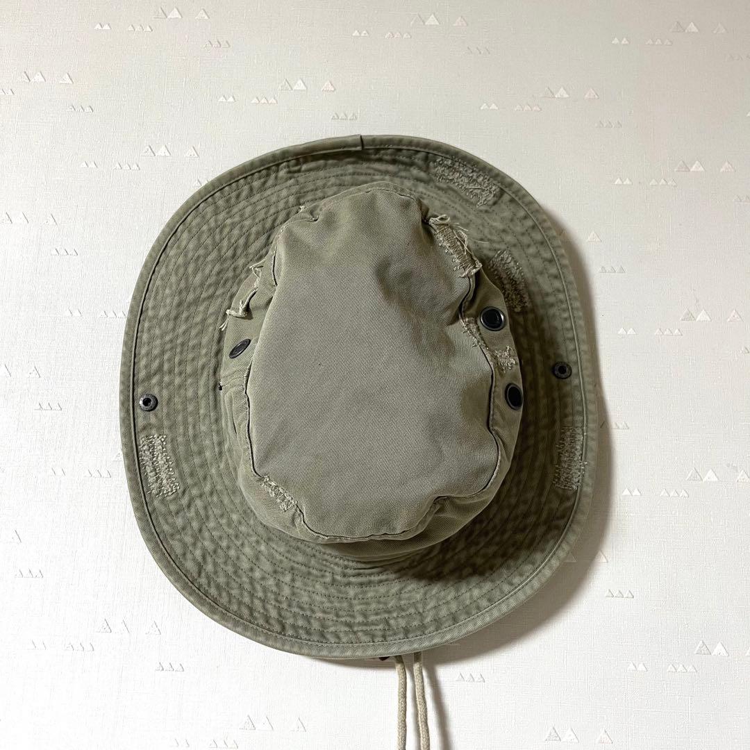 希少 古着 90's ラルフローレン ハンティング ハット タタキ RRL