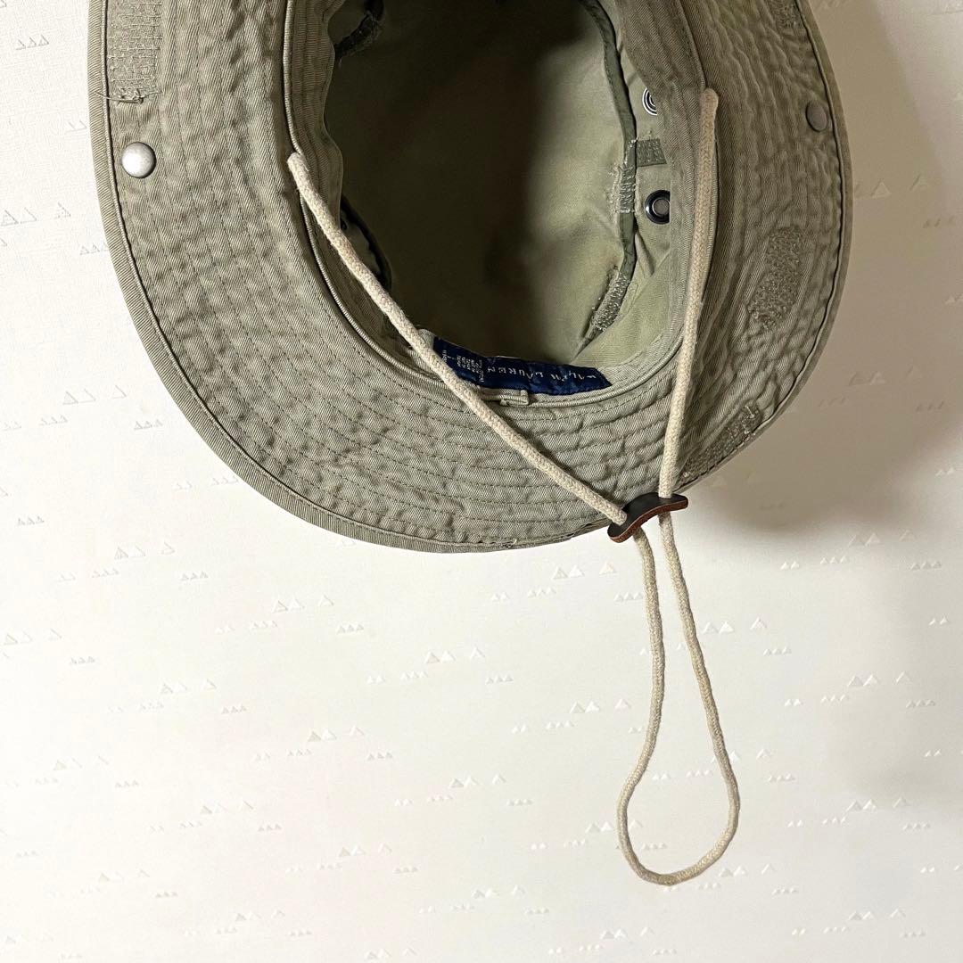 希少 古着 90's ラルフローレン ハンティング ハット タタキ RRL