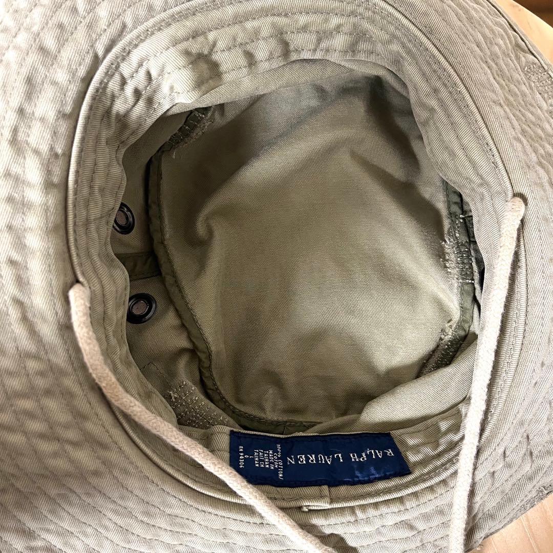 希少 古着 90's ラルフローレン ハンティング ハット タタキ RRL