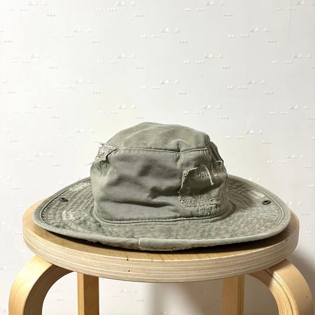 希少 古着 90's ラルフローレン ハンティング ハット タタキ RRL