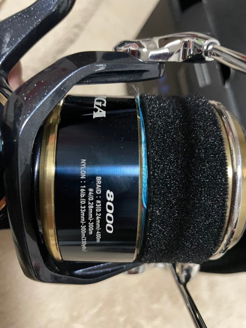 美品　PE4号付き 20ソルティガ8000H DAIWA SALTIGA