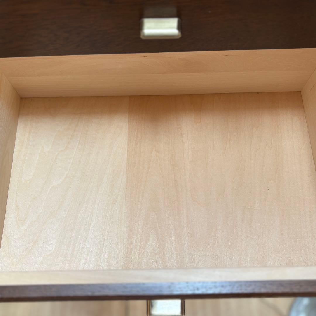 【カリモク家具】ヴィンテージチェスト ナラ材×真鍮取っ手 日本製