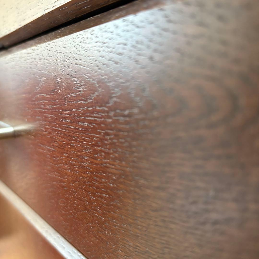 【カリモク家具】ヴィンテージチェスト ナラ材×真鍮取っ手 日本製