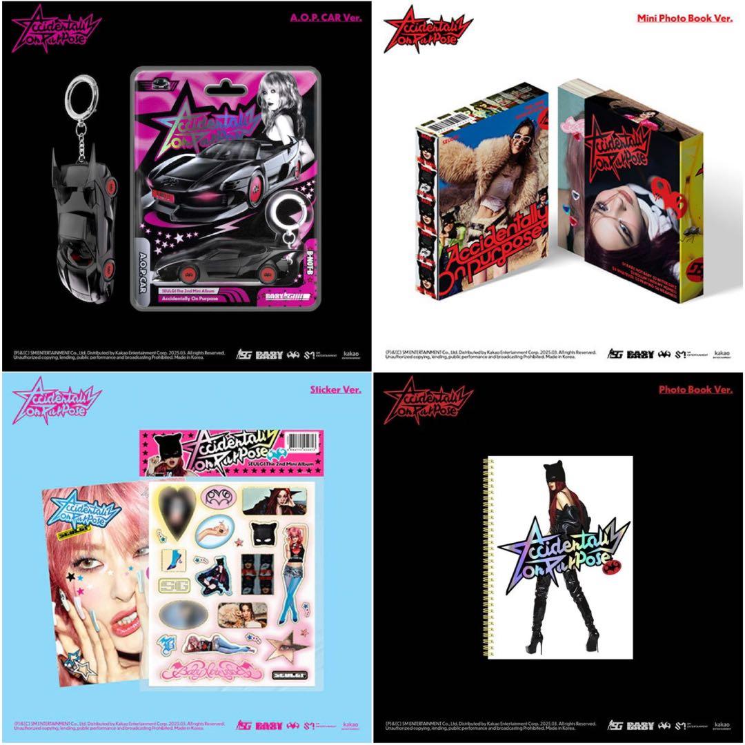 【新品未開封】Red Velvet SEULGI スルギ 4種セット