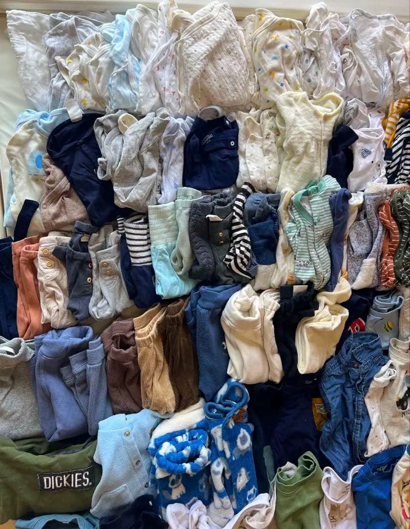 【160着以上！】子ども服まとめ売り 男の子 オールシーズン 新生児～90サイズ