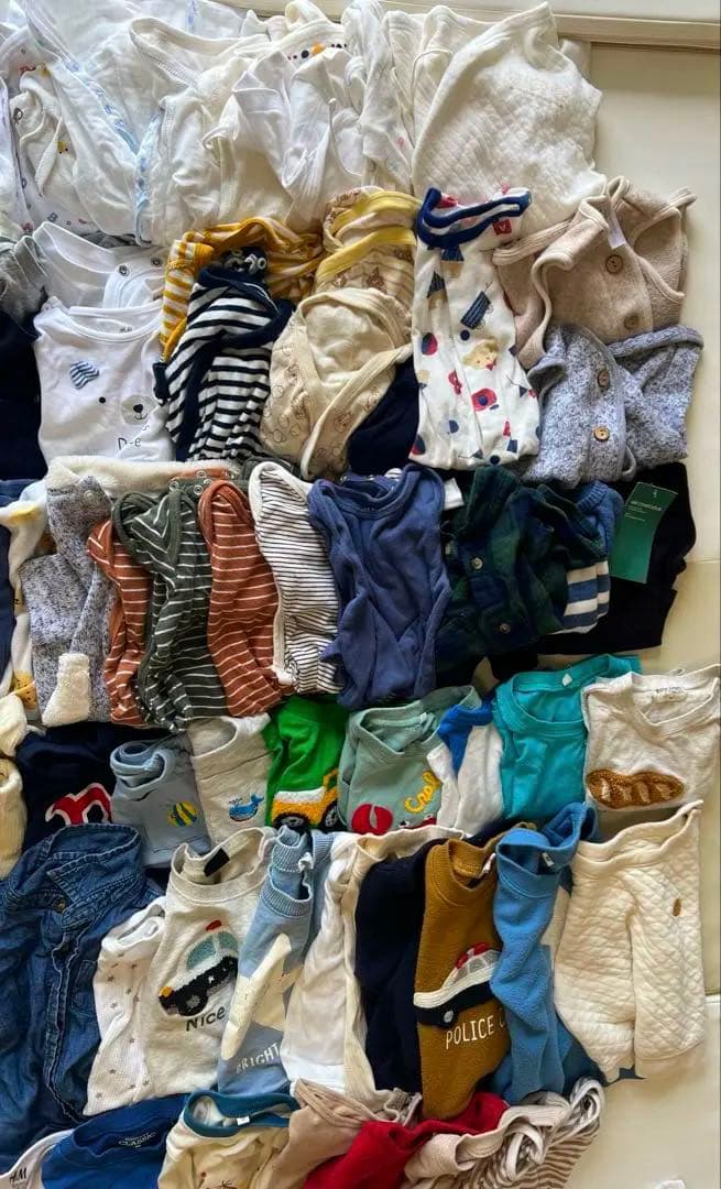 【160着以上！】子ども服まとめ売り 男の子 オールシーズン 新生児～90サイズ