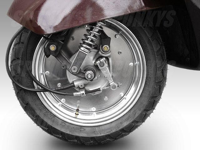 TA02.TA03 ホンダジャイロキャノピー専用 メッキフロント サスペンション