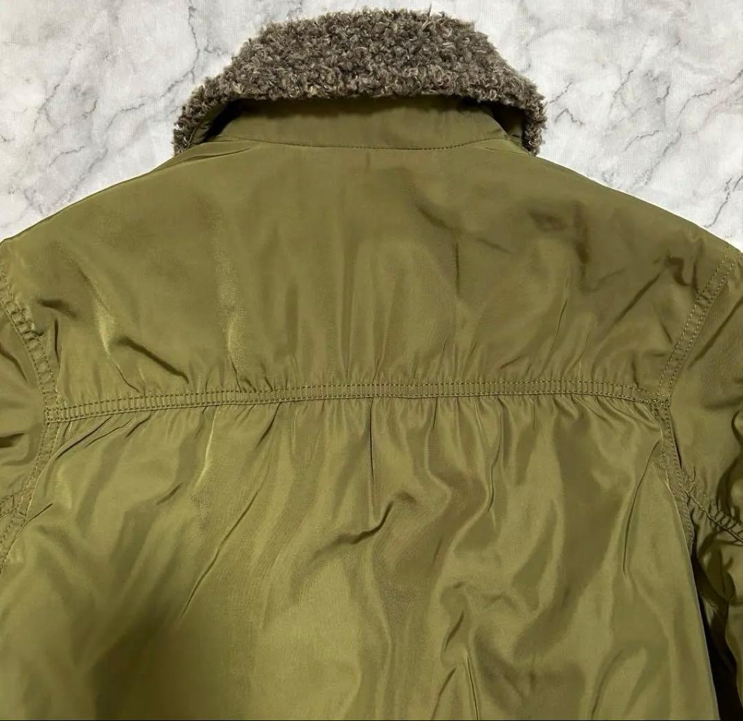 GAP B-15 ボア フライトジャケット ミリタリー MA-1 M カーキ