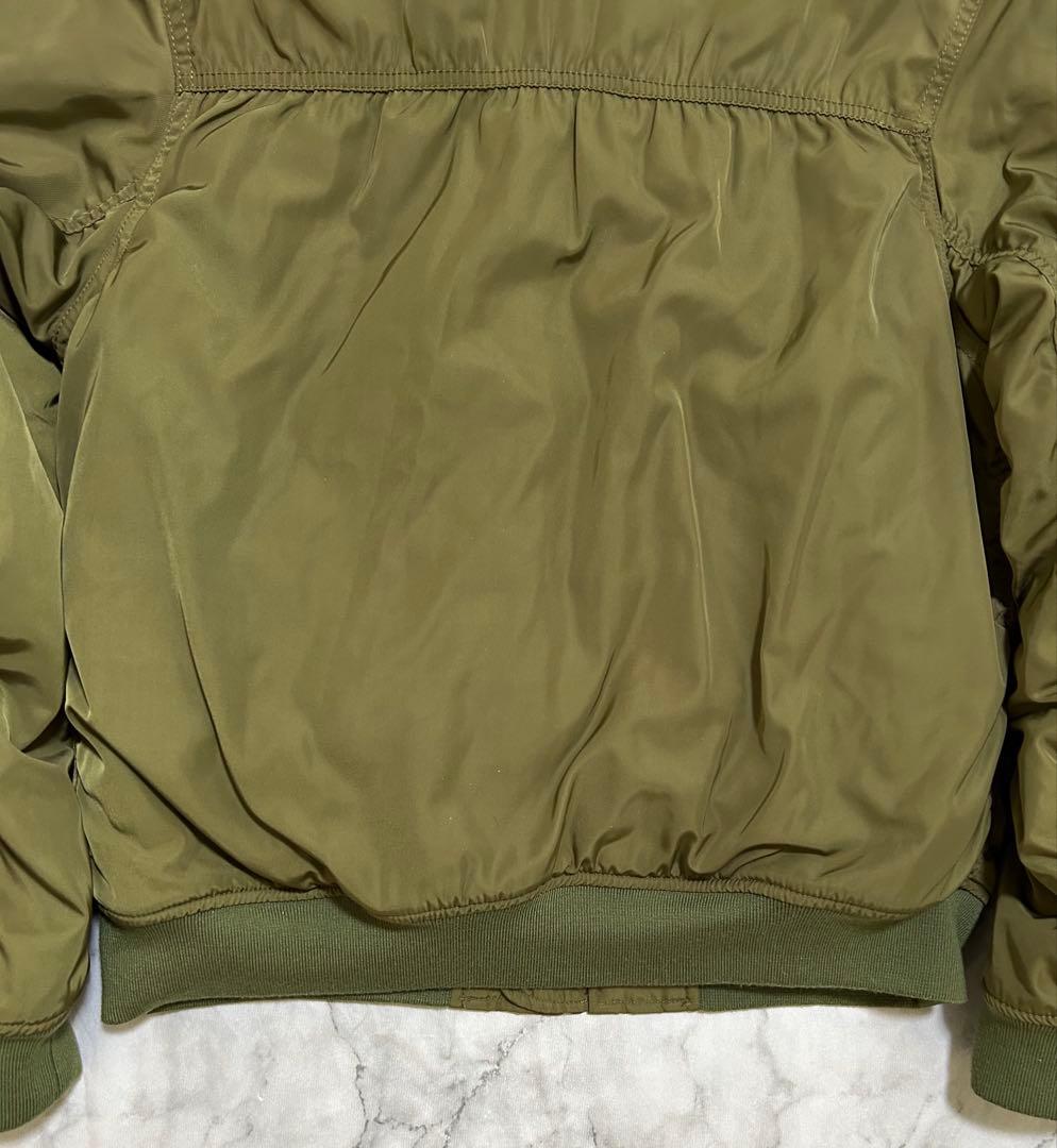 GAP B-15 ボア フライトジャケット ミリタリー MA-1 M カーキ