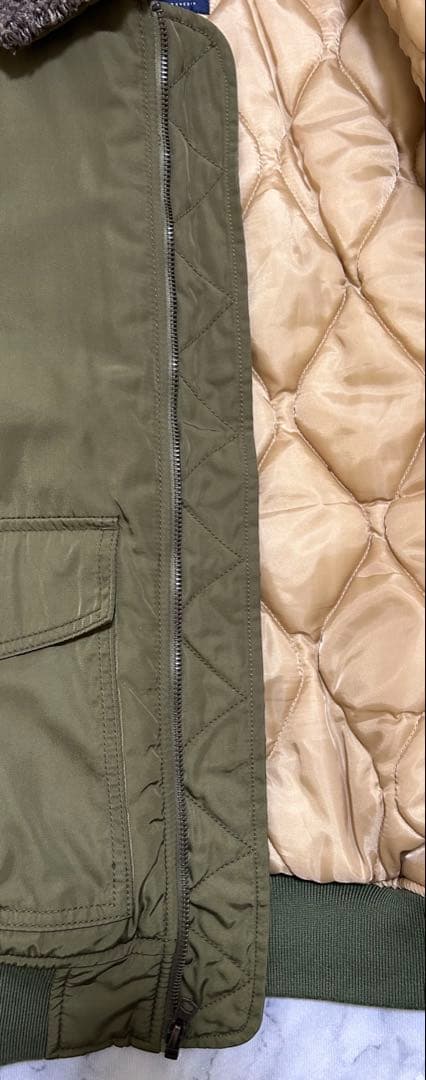 GAP B-15 ボア フライトジャケット ミリタリー MA-1 M カーキ