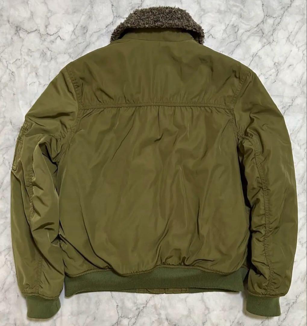 GAP B-15 ボア フライトジャケット ミリタリー MA-1 M カーキ