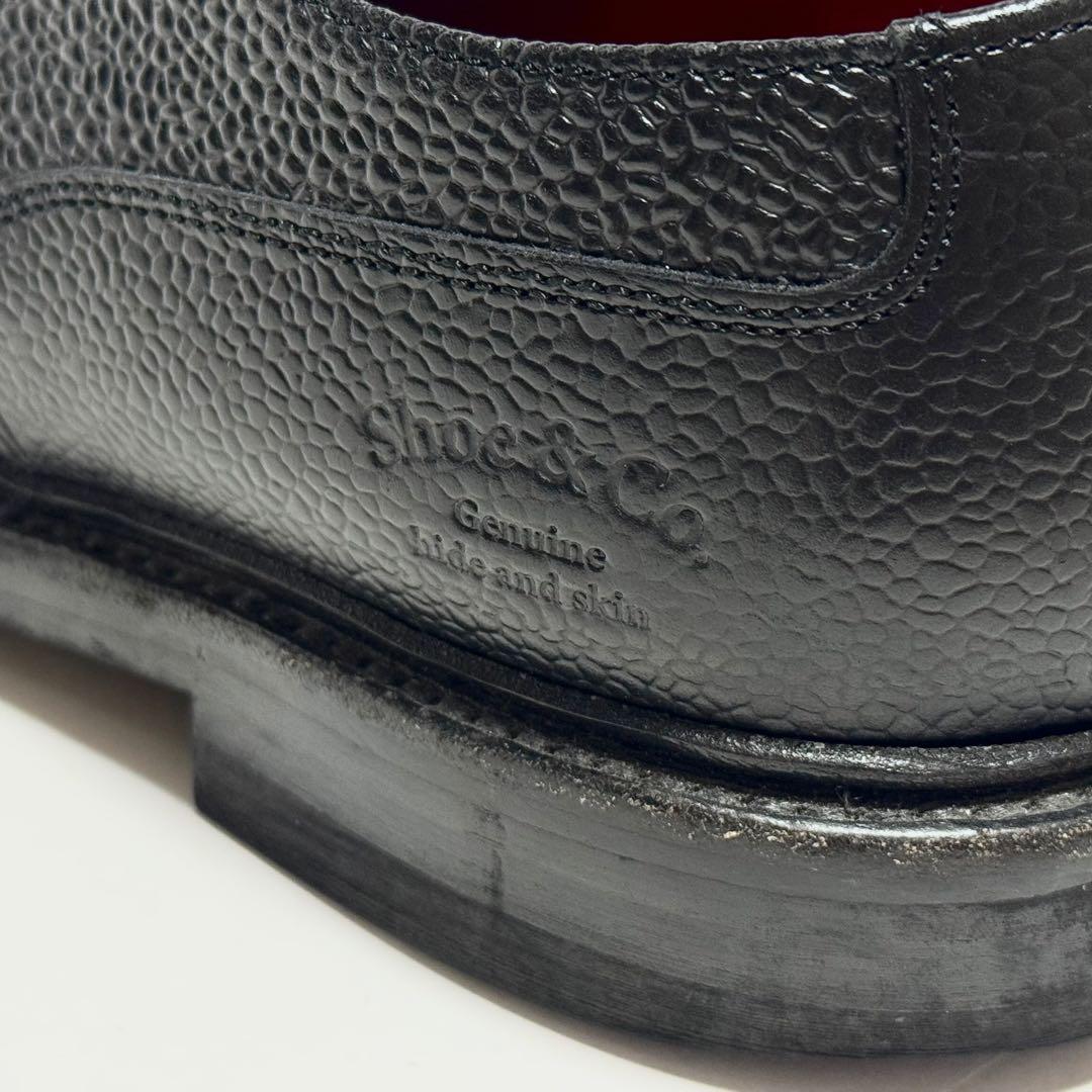 REGAL shoe&co. シボ革 Uチップ レザーシューズ 25cm