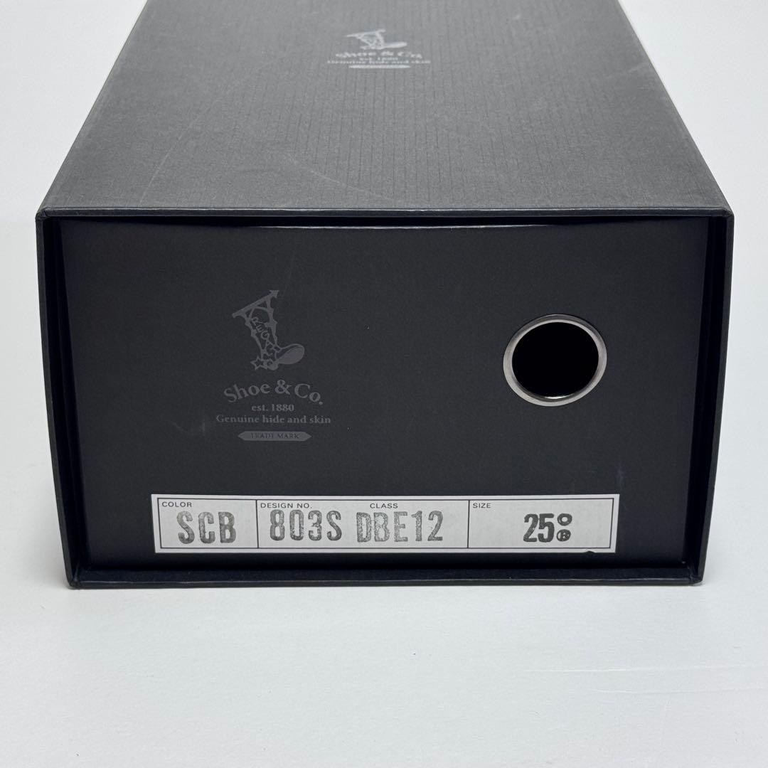 REGAL shoe&co. シボ革 Uチップ レザーシューズ 25cm