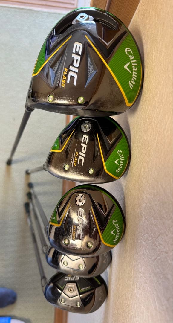 名器！　EPIC FLASH STAR 5本セット1w.3w.5w.4u.5u