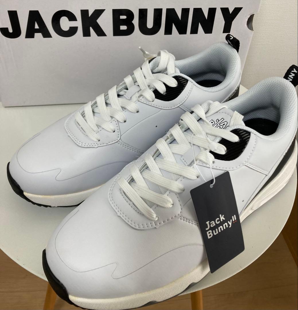 新品 パーリーゲイツ ジャックバニー AIR SOLEシューズ 白 27