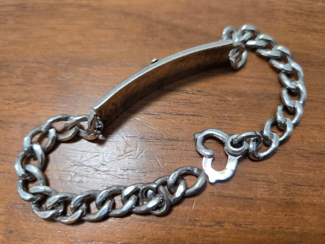 米海軍パイロット　ブレスレット　Forstner製　スターリングシルバー