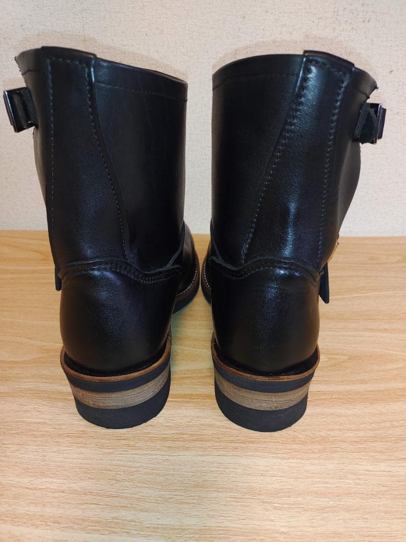 【最終処分価格!】HAWKINS 黒 レザー エンジニアブーツ 25.5Cm