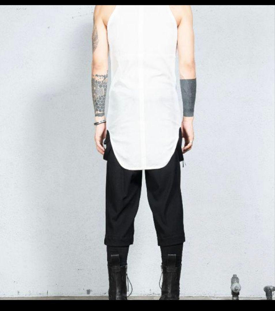 JULIUS 2018SS ウェビングラウンドロングタンクトップ 美品　ブラック