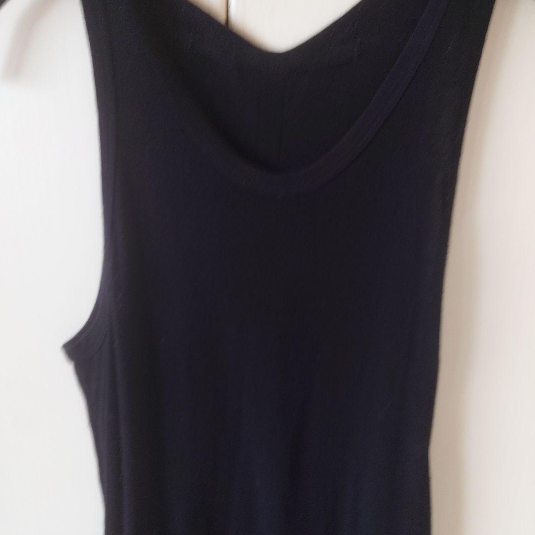 JULIUS 2018SS ウェビングラウンドロングタンクトップ 美品　ブラック