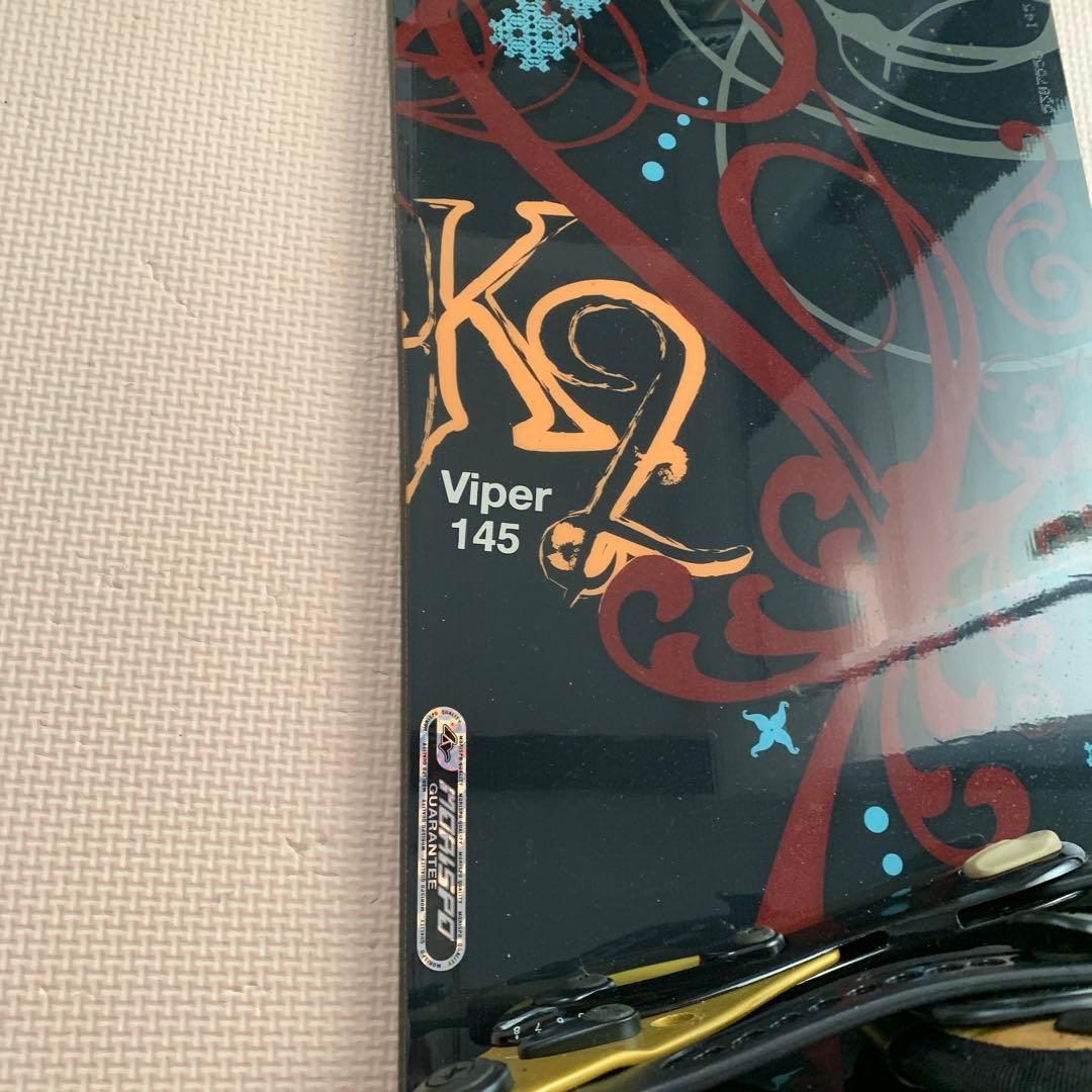 K2 スノーボード Viper 145 ボード ブーツ ビンディング ケース