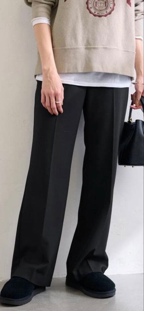 《新品未使用品》FRAMeWORK裏起毛フレアパンツ 36サイズ