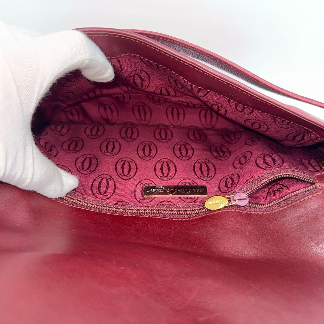 ✨美品✨カルティエ CARTIER マストライン クラッチバッグ ボルドー