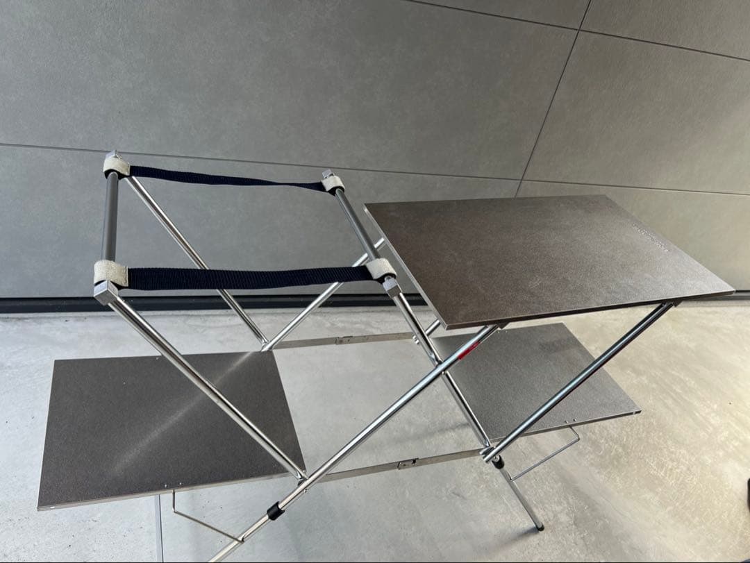 【廃盤】UNIFLAME ツーバーナーコンロ US-1900 テーブル・収納付き