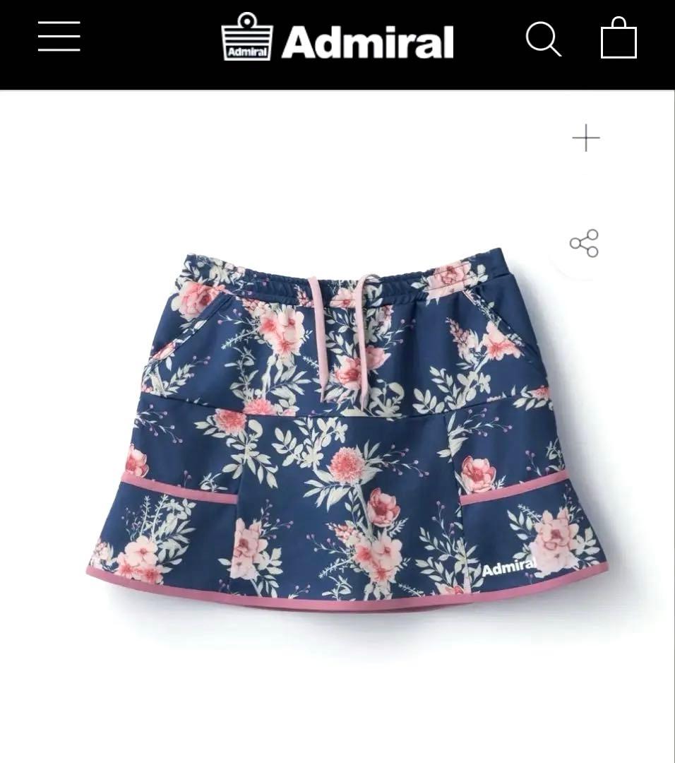 admiralアドミラル♡【新品タグ付き】新製品フラワープリントのスコートＬ