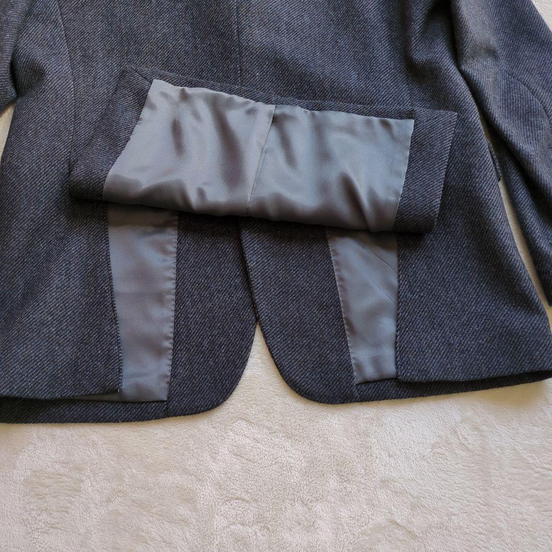 【Tradmen Collection】 ネイビー ビジネススーツ ウール混紡