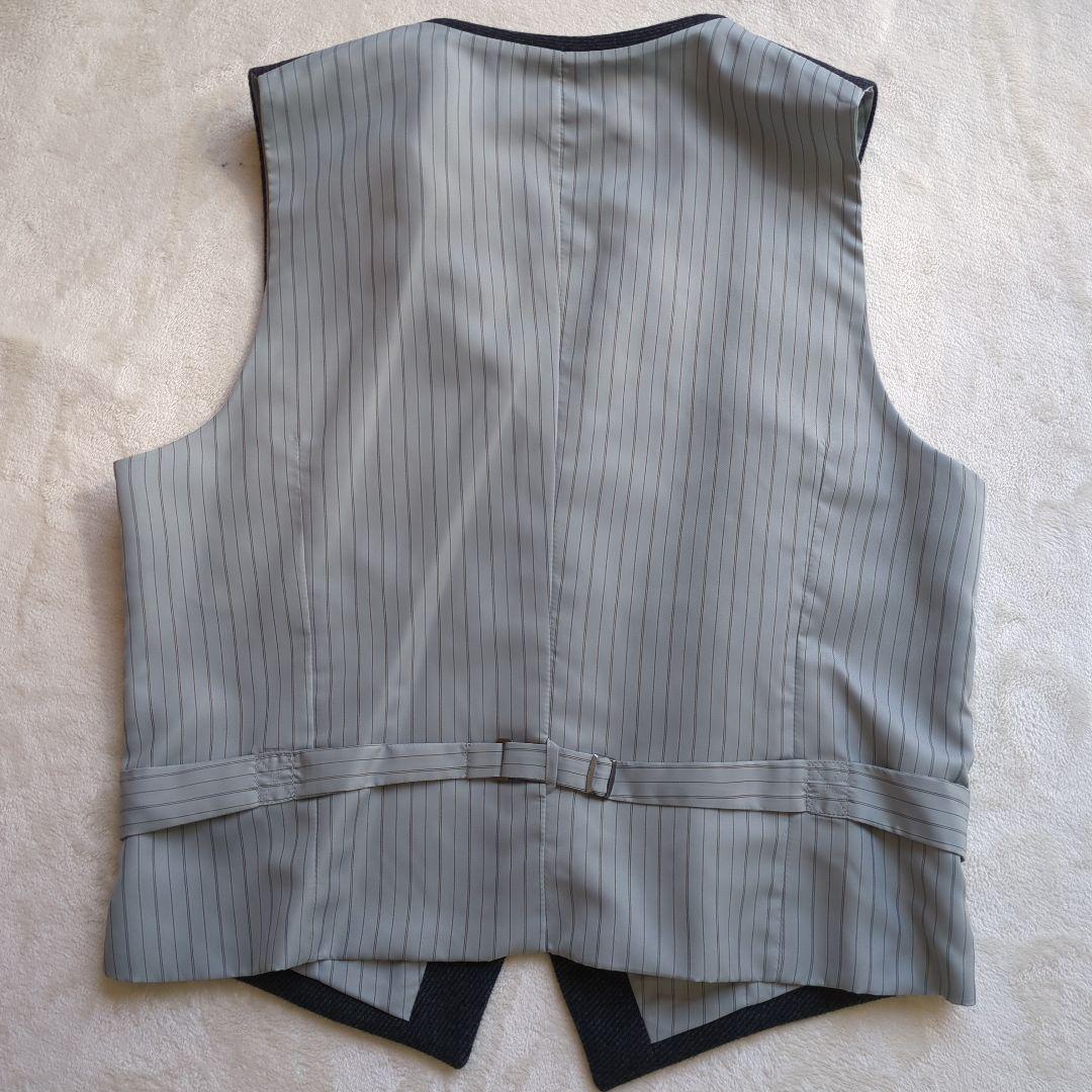 【Tradmen Collection】 ネイビー ビジネススーツ ウール混紡