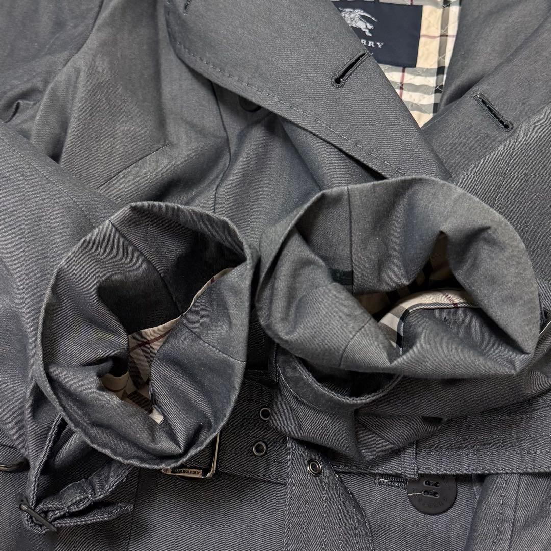 [希少 ♡ 美品] バーバリーロンドン トレンチコート ライナー　グレー　L