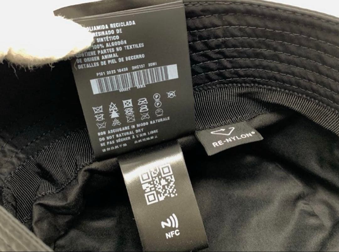 prada バケットハット　リナイロン　プラダ　XL 登坂広臣着用