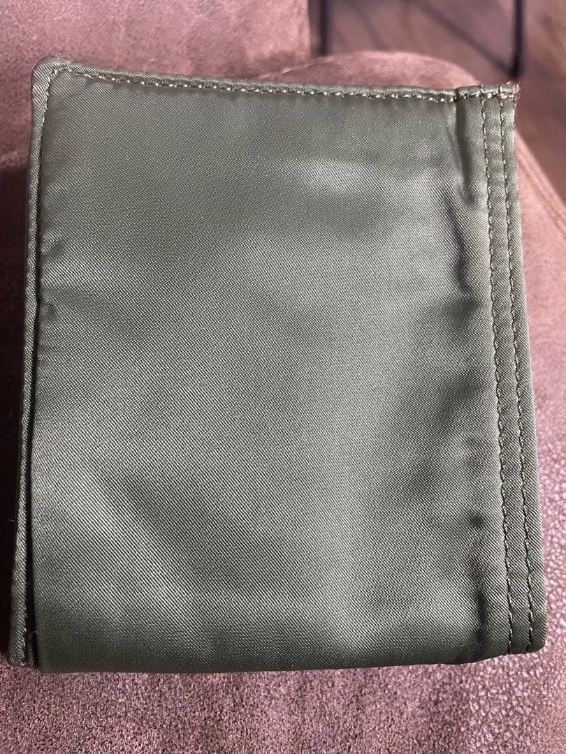 【極美品】吉田カバン　ポーター　タンカー　セージグリーン　二つ折り財布