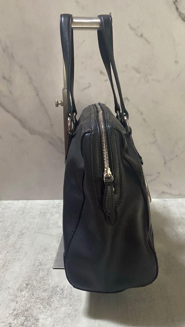 Ralph Lauren 黒 レザービジネスバッグ　2way 黒　保存袋付き