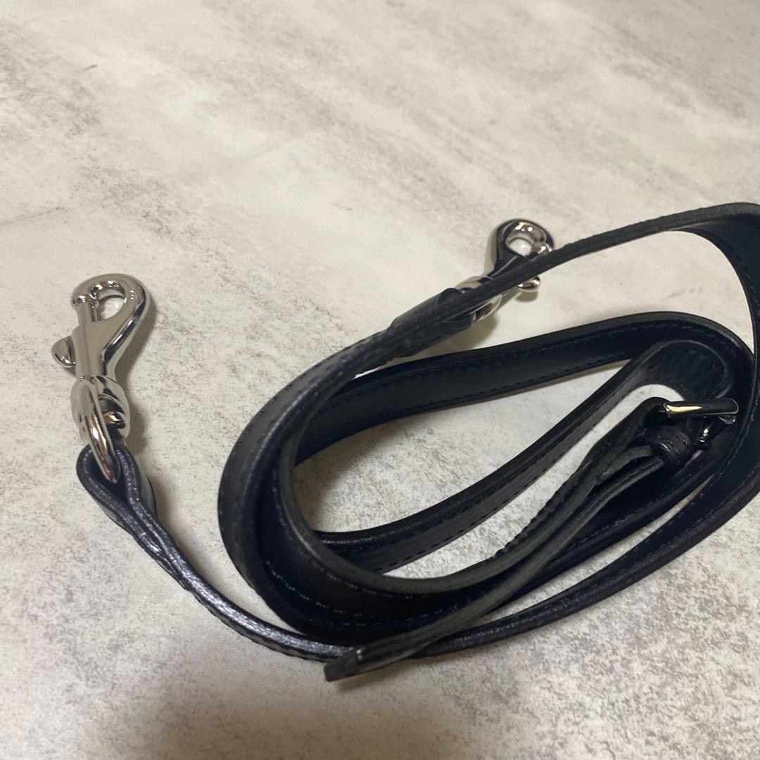 Ralph Lauren 黒 レザービジネスバッグ　2way 黒　保存袋付き