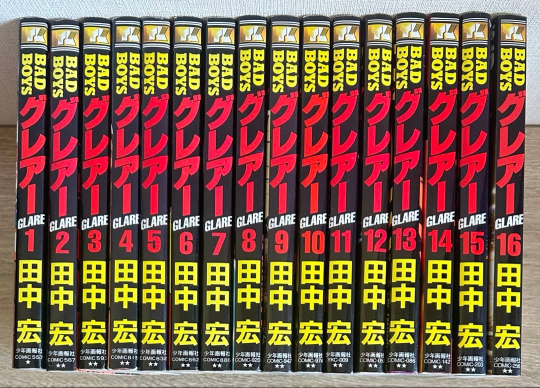 定本・BAD BOYS 全12巻＋BAD BOYS グレアー 全16巻　田中 宏
