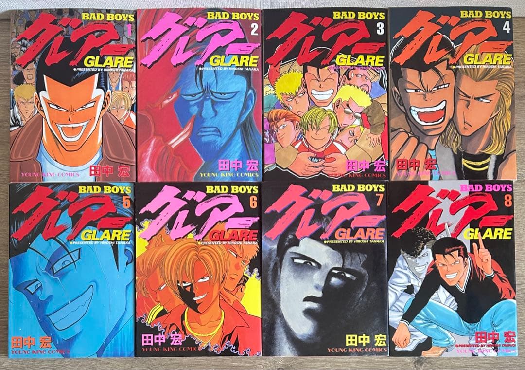 定本・BAD BOYS 全12巻＋BAD BOYS グレアー 全16巻　田中 宏