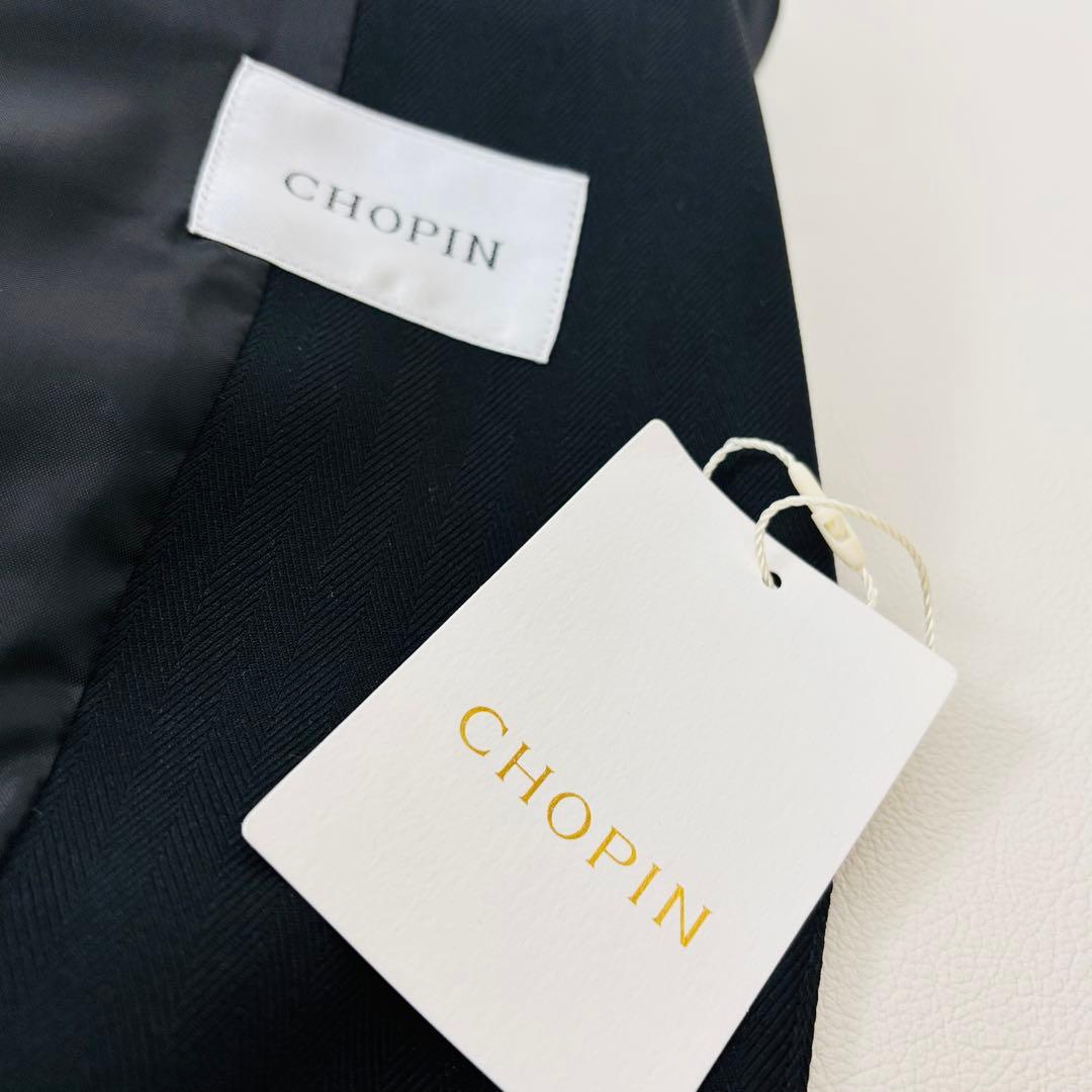 2656【新品タグ付き】ショパン 150cm キッズフォーマル 6点セット 黒