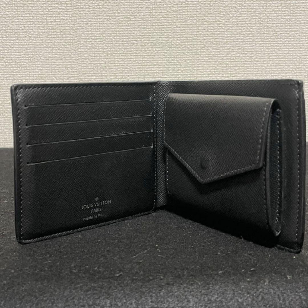 美品 現行 ルイヴィトン ポルトフォイユ・マルコ モノグラム・エクリプス