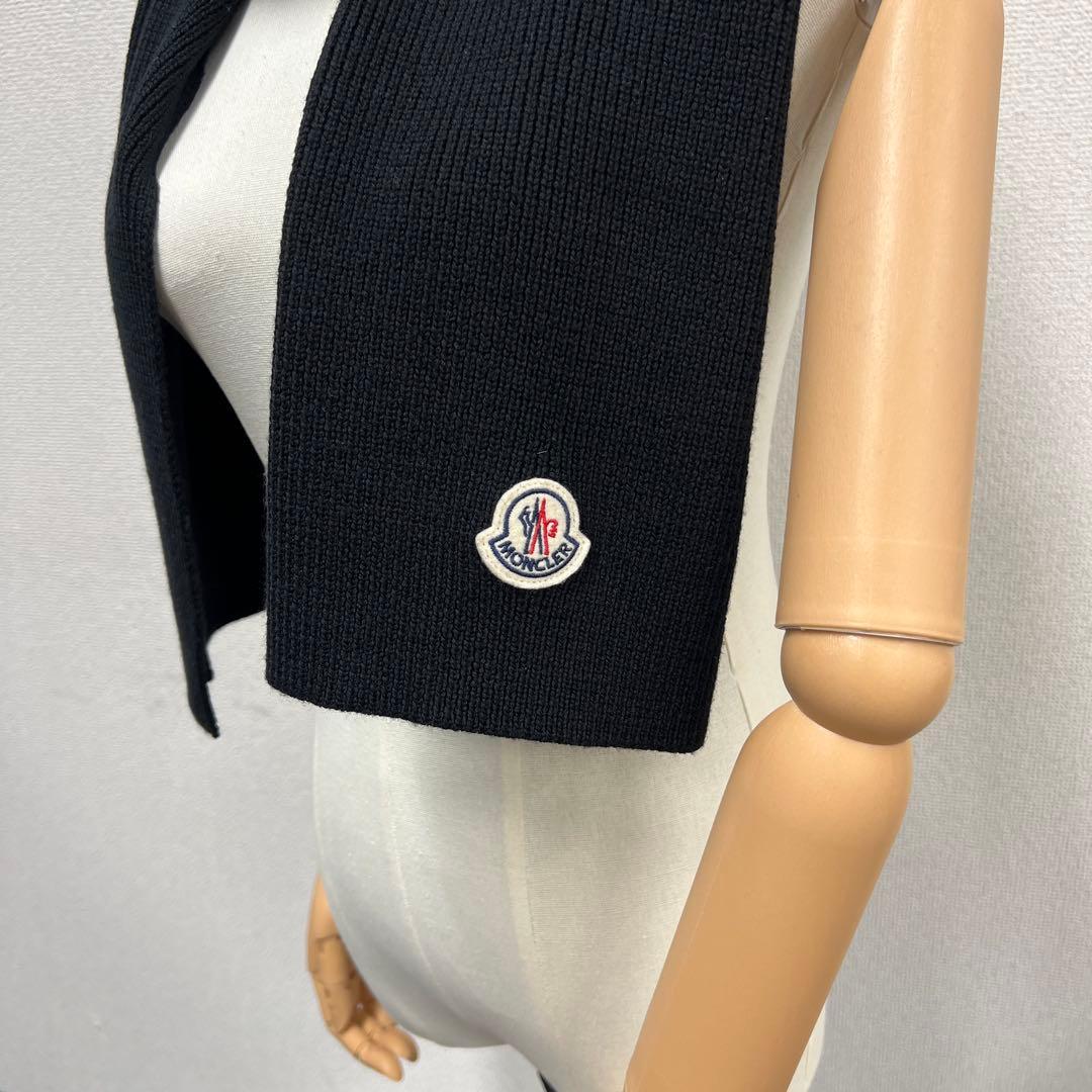 断捨離中 ✨極美品✨MONCLERモンクレール　ウールマフラー220×28