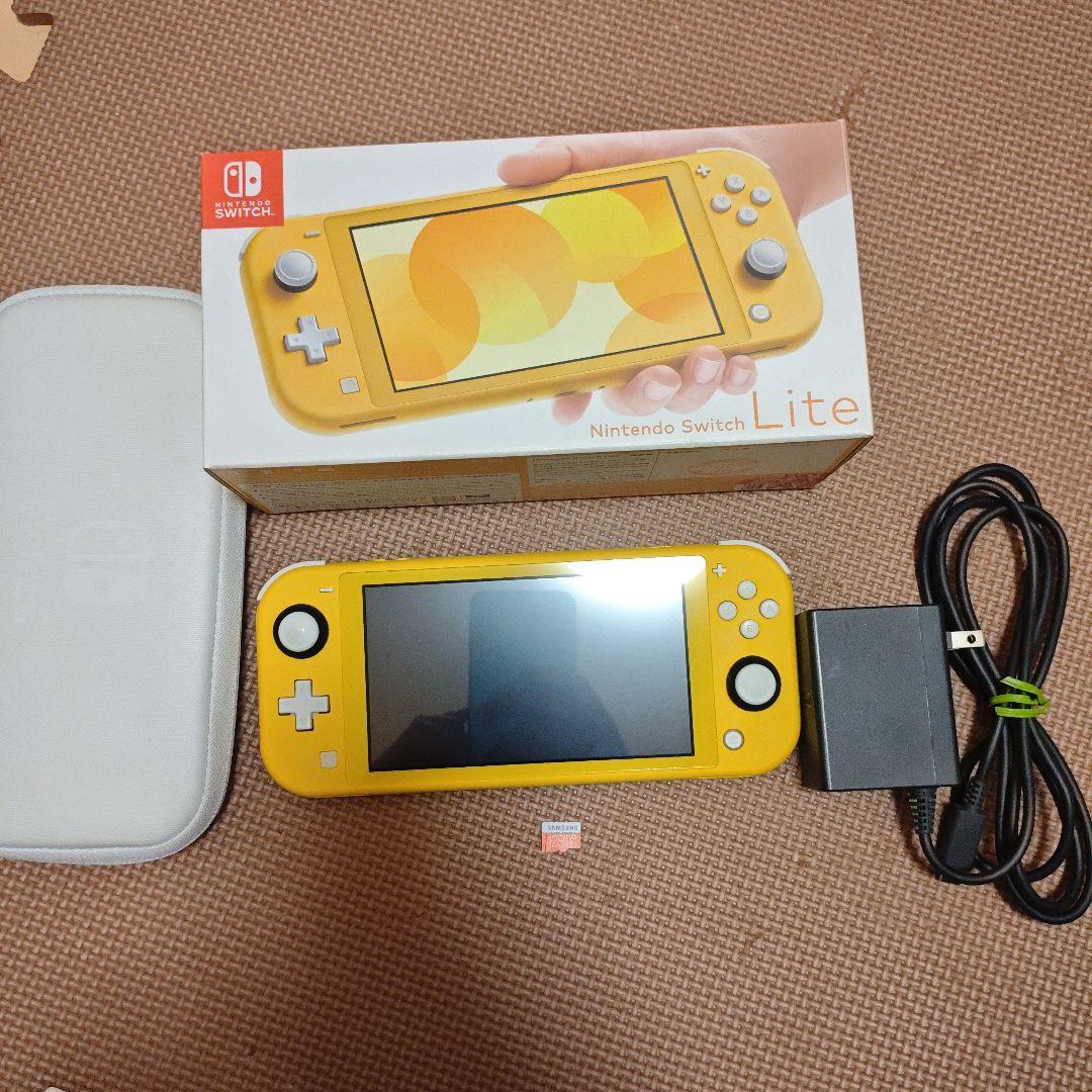 Nintendo switch lite イエロー　美品