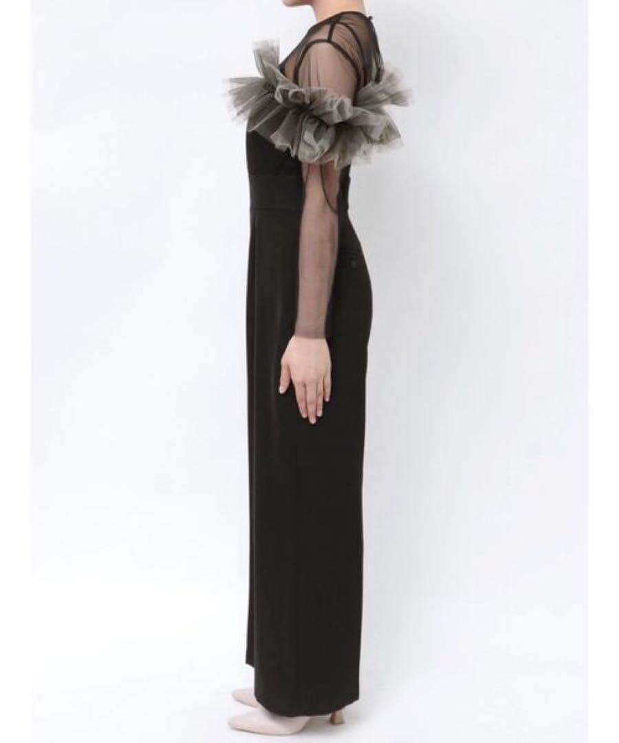 新品ラグナムーン　LADYフリルオフショルコンビネゾン