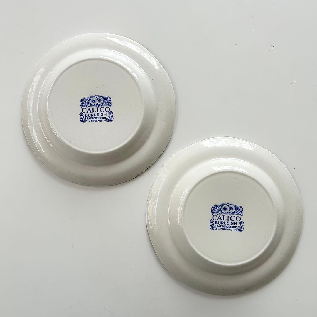 12日迄の特価❣️BLUE CALICO ブルーキャリコ　取皿　スクエアプレート