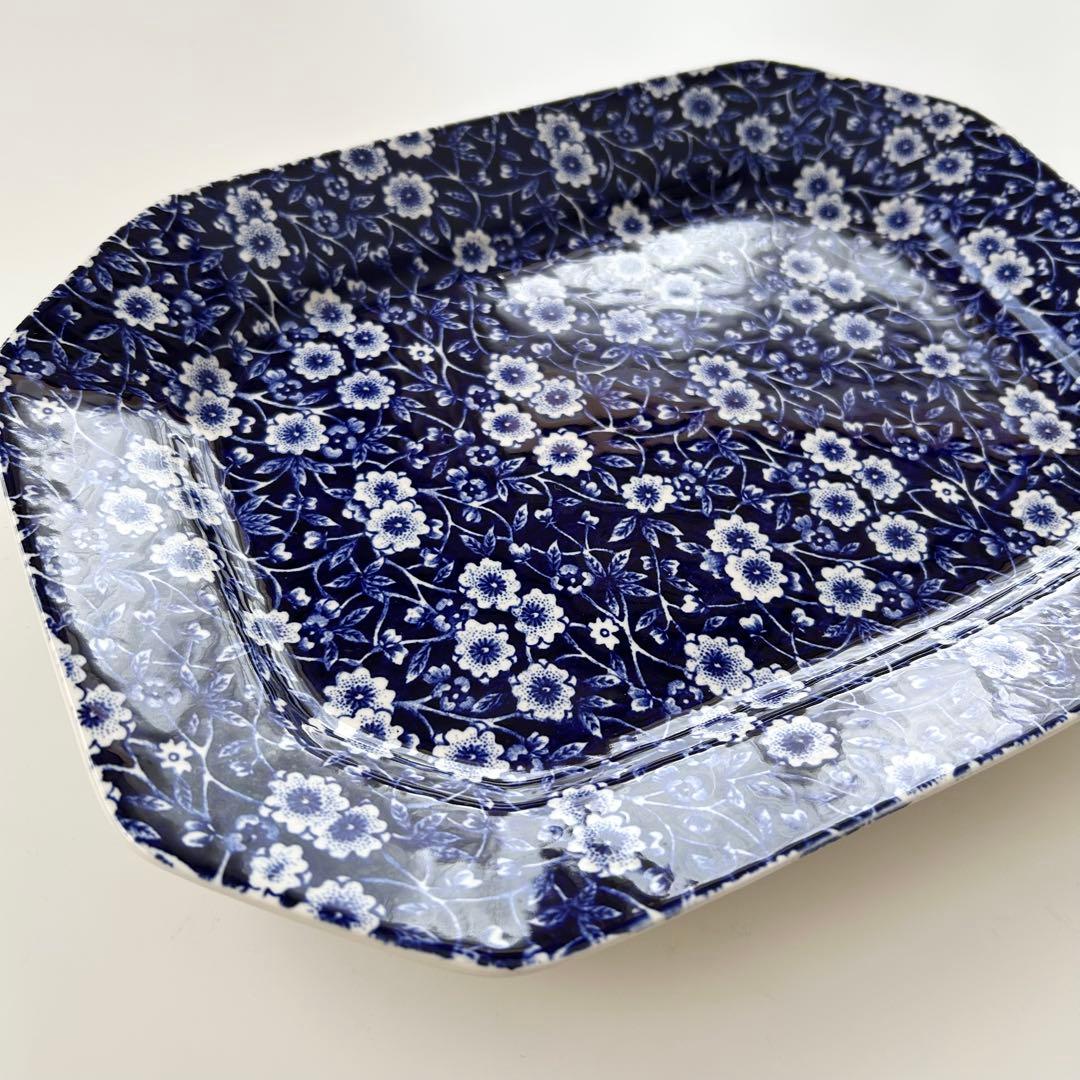 12日迄の特価❣️BLUE CALICO ブルーキャリコ　取皿　スクエアプレート