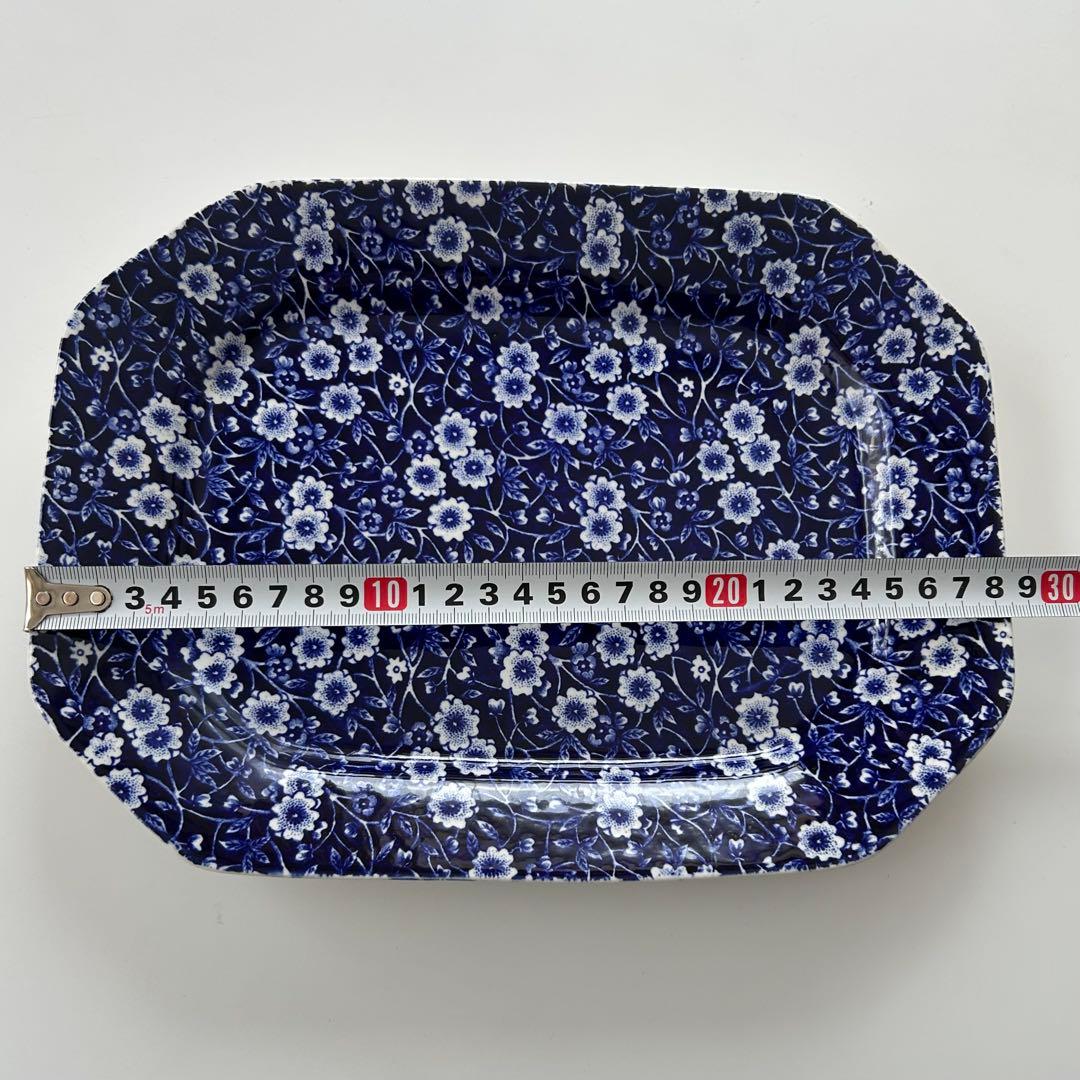 12日迄の特価❣️BLUE CALICO ブルーキャリコ　取皿　スクエアプレート