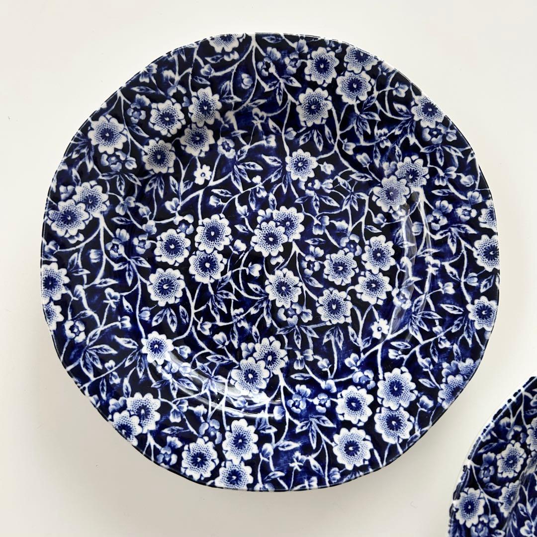 12日迄の特価❣️BLUE CALICO ブルーキャリコ　取皿　スクエアプレート