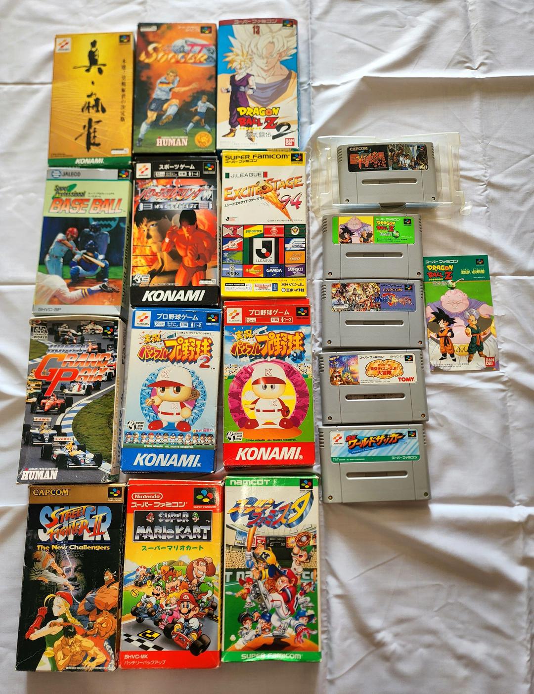 懐❁Nintendo スーパーファミコン本体　カセットセット