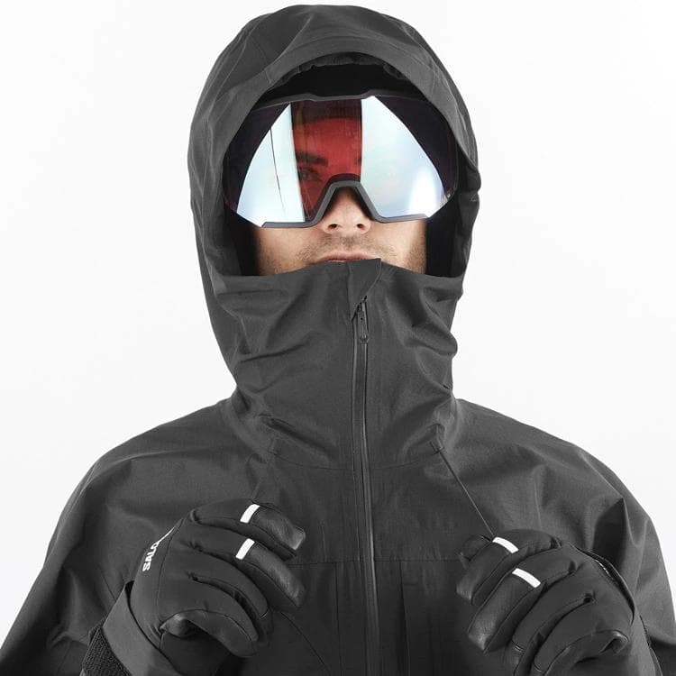 新品 サロモン SONIC 3レイヤー ジャケット LC2285700 M 黒